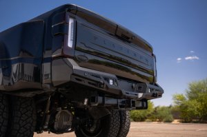 Ford Super Duty F-250 Bumper - Rear - Addictive Desert Designs - Stealth Fighter - Hammer Black with Satin Black Panels - `23-`26